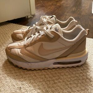 Nike Tan and Cream Air Max Sneakers